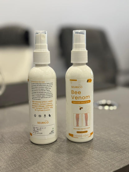 Bee Venom Spider Veins Spray | Vitamin K Formula | Fast Relief for Varicose & Spider Veins | Pack of 2