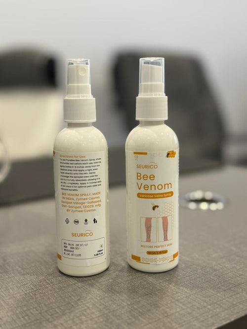 Bee Venom Spider Veins Spray | Vitamin K Formula | Fast Relief for Varicose & Spider Veins | Pack of 2